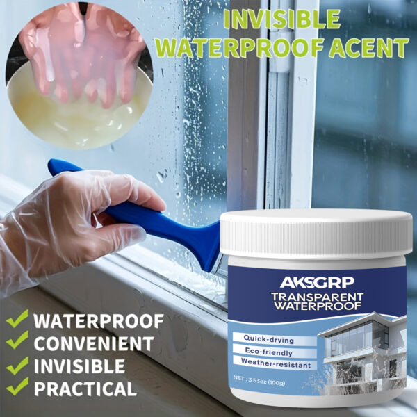 Transparent Waterproof Glue: Leak Repair for Bathroom Tiles, Roof & Toilet, Cross-Border Sealant