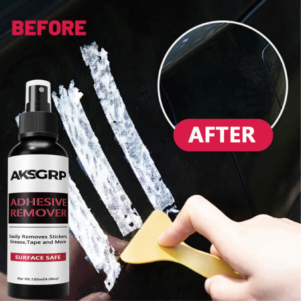 Multi-Purpose Adhesive Remover: Removes Car Sticker Residue, Household Adhesives, Degums and Cleans Asphal