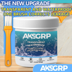 详情图片_05 Transparent Waterproof Glue: Tile-Safe Leak Repair for Bathroom & Roof, No-Tear Waterproof Coating