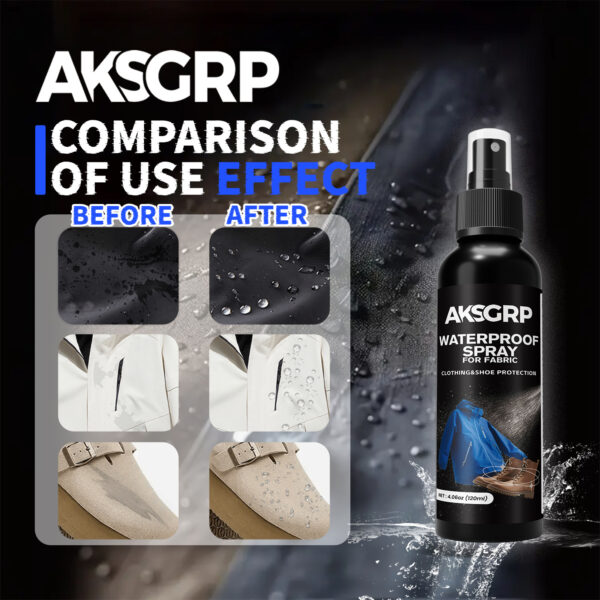 Nano Waterproof Spray for Textiles: Protects Shoes & Fabric Sofas, Water-Repellent Treatment