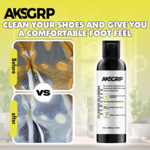 White Shoe Deoxidizer & Whitener: Removes Yellowing from Soles/Edges, Fixes Discoloration