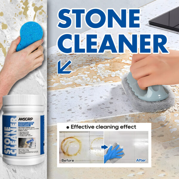 Stone Cleaning Powder for Kitchen Quartz Countertop: Removes Dirt and Scales