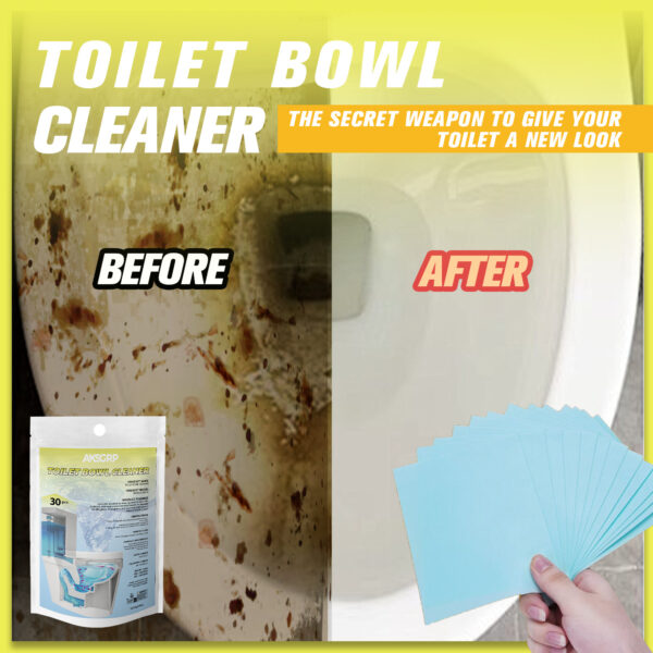 Toilet Cleaning Tablets, Removes Stains and Scales from Toilet, Removes Urine Stains, Toilet Bowl Cleaner, Eliminates Odors, Strong - Effect Stain Removal