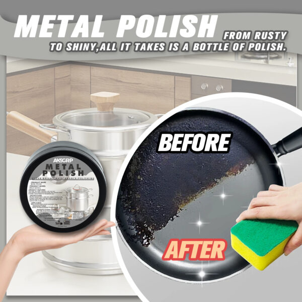 Metal Polishing Paste, Metal Polishing Cream, Multifunctional Hardware Grinding, Scratch Repair, Hardware Stainless Steel Polishing