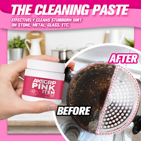 Multi-Purpose Cleaning Paste: Removes Stains from White Shoes, Leather Sofas & Bags, with Grout Wax Cleaning Function