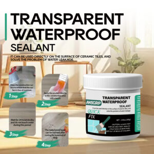 详情图片_6 Transparent Waterproof Glue: Leak Repair Coating for Kitchen, Bathroom, Exterior Wall & Roof, Moistureproof for Surfaces