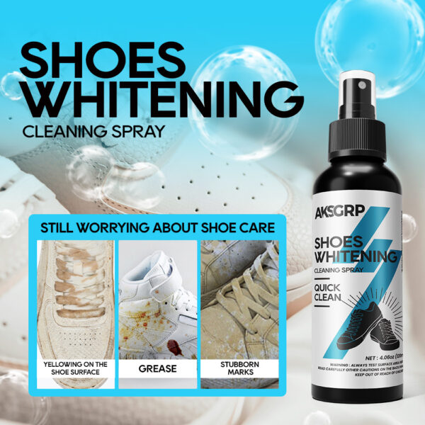 White Sneaker Cleaner & Whitener: Stain Remover for Soles, Brightening Miracle