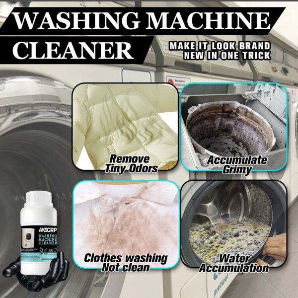 Washing Machine Oxygen Boost Powder: Powerful Descaler & Deodorizer, Stain-Removing Wonder for Both Impeller & Drum Washers